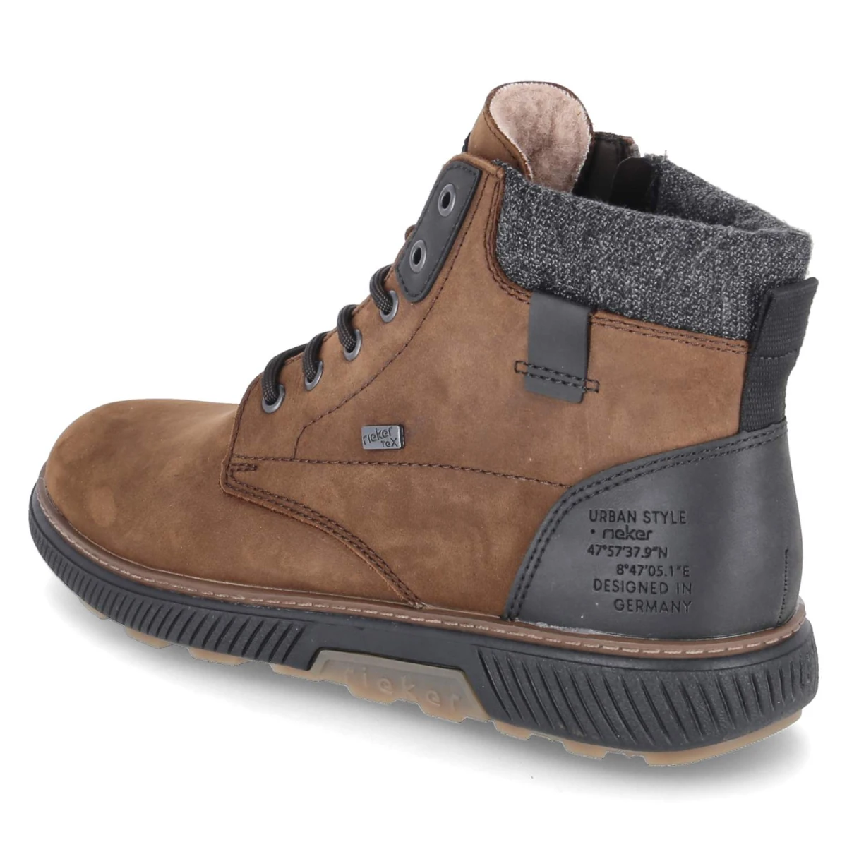 Winterboots - tabak/schwarz/granit