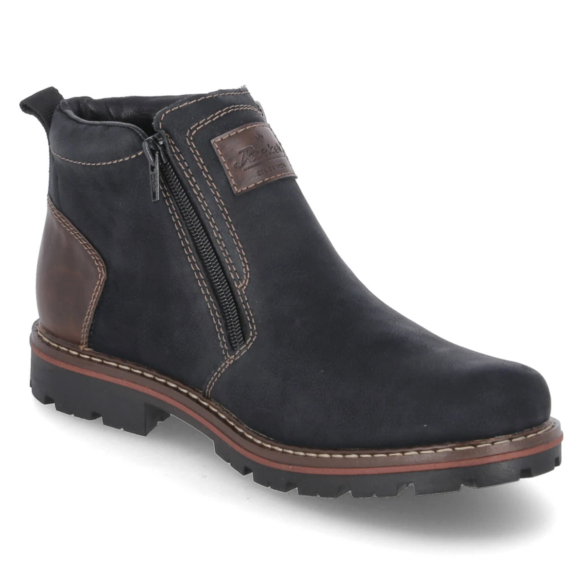Winterboots - schwarz/kastanie