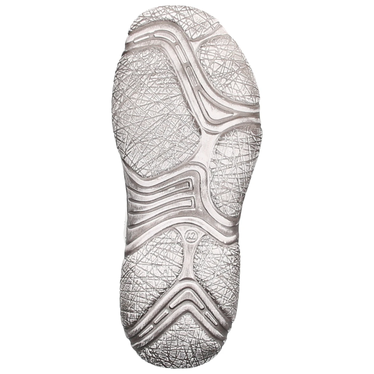 Pantoletten - weiß/grau