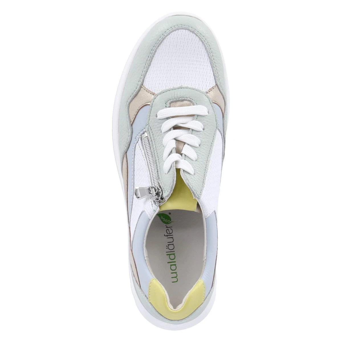 Low Sneaker CARLA - MENTA WEISS SKY LIME