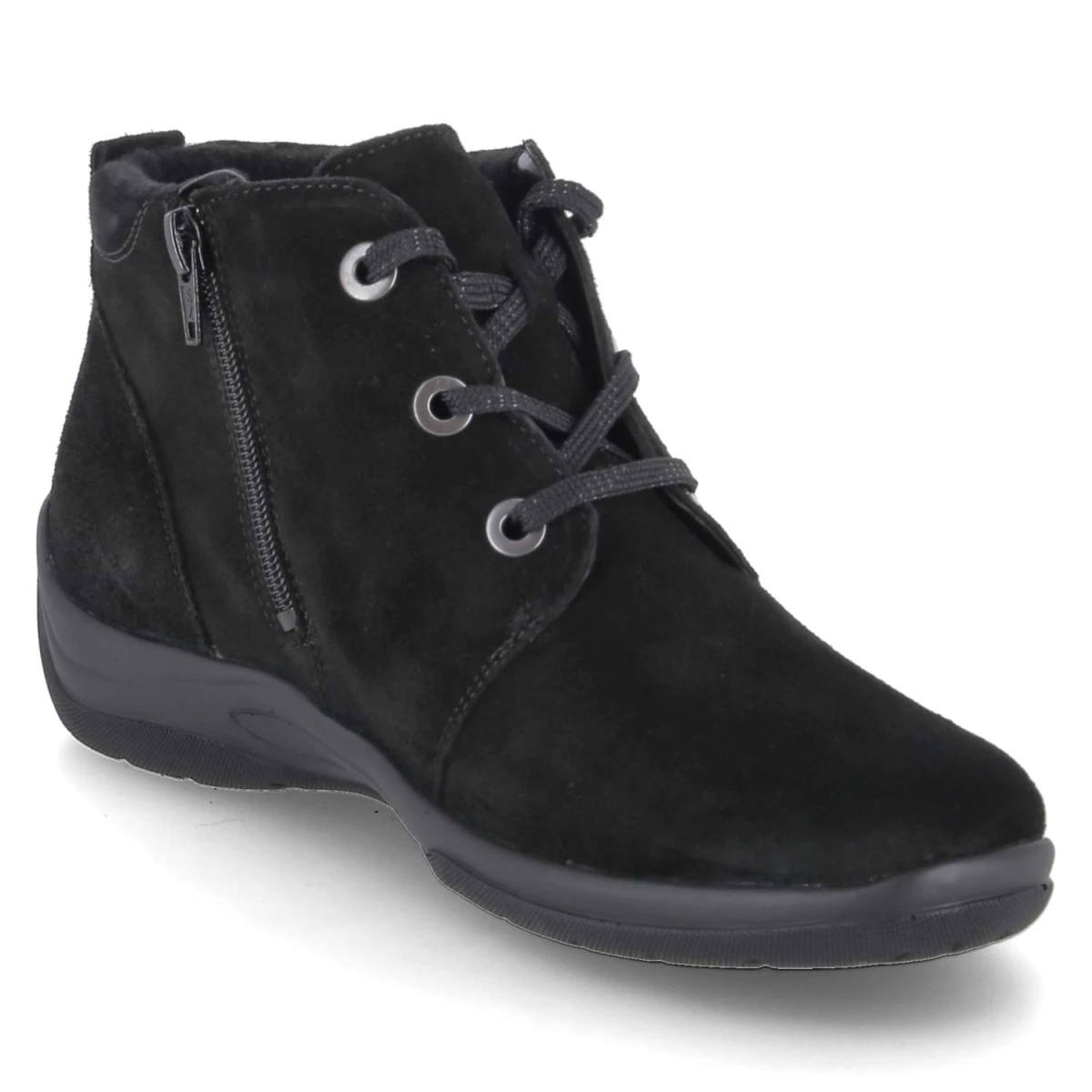 Schnürstiefel HESNA - schwarz