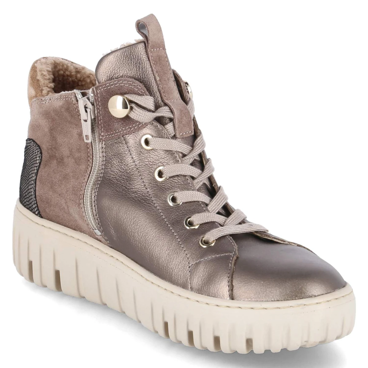 Winterstiefeletten H-LIVIA - bronce/nougat/toffee