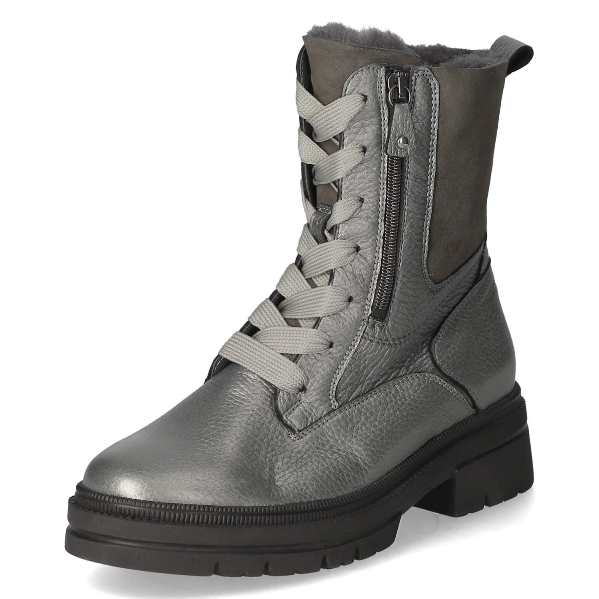 Schnürstiefeletten AMARA - asphalt/carbon