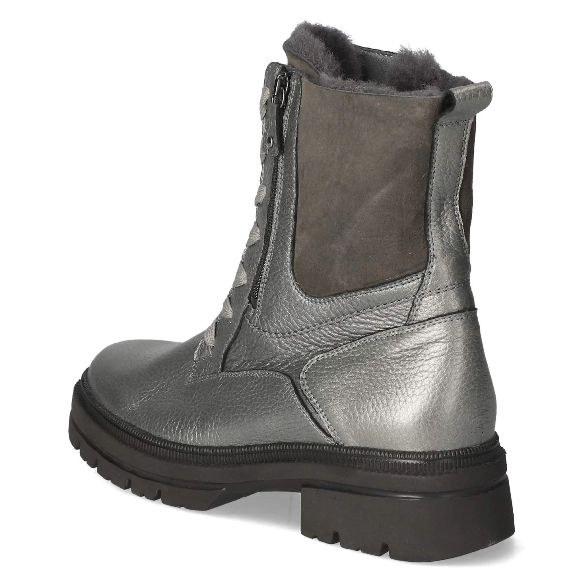 Schnürstiefeletten AMARA - asphalt/carbon
