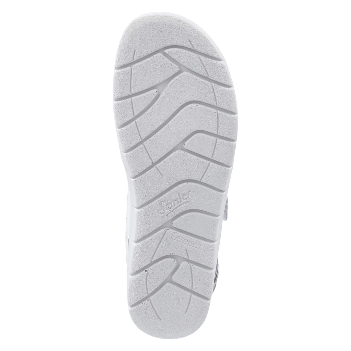Sandalen FLOWER-SAMT/SOFT-N. - weiss