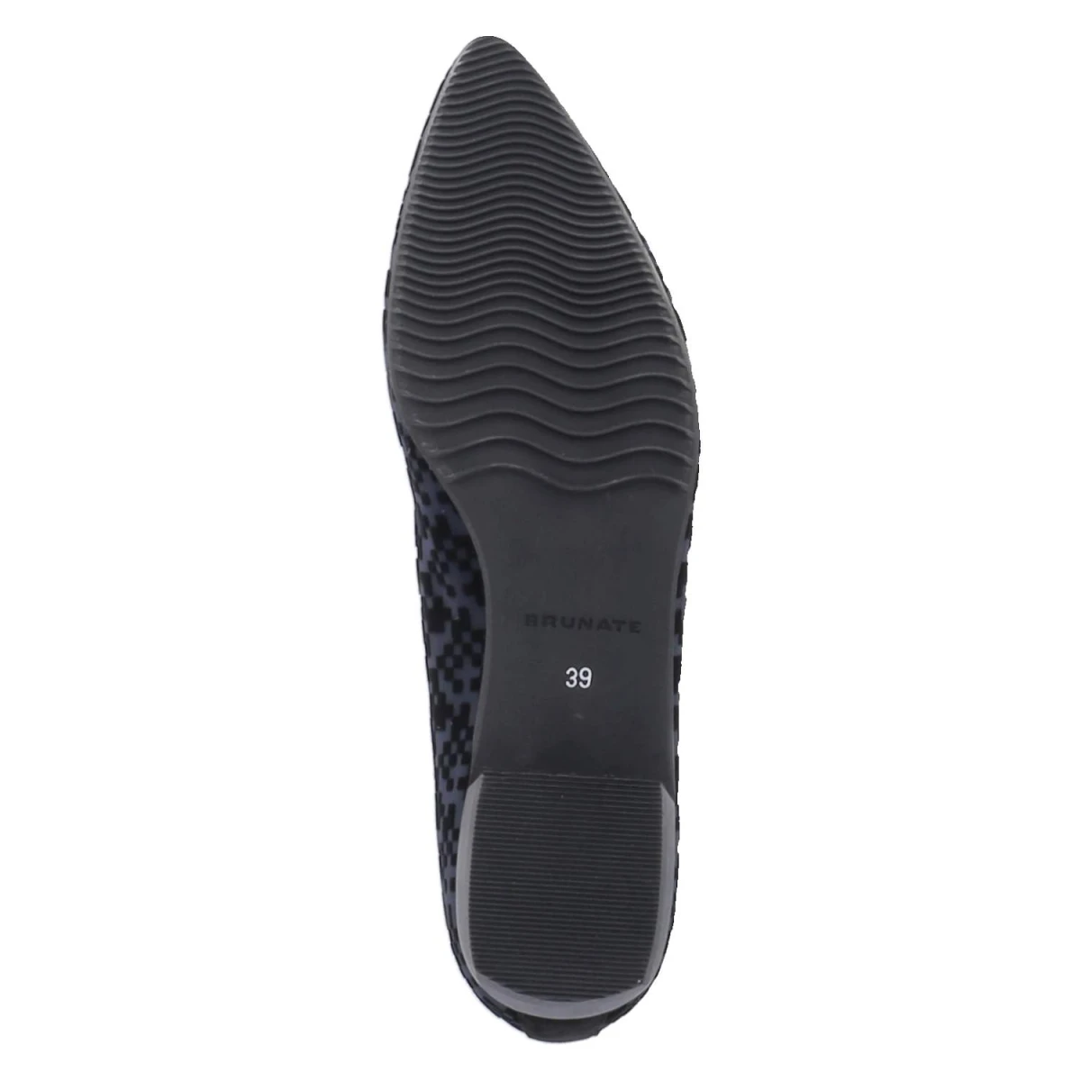 Ballerinas - king blu camoscio nero