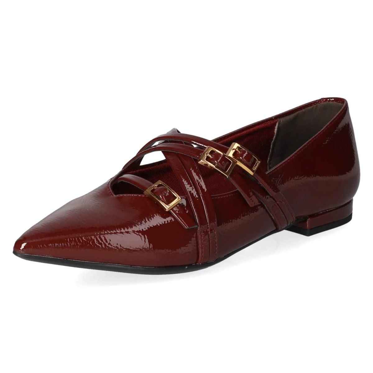 Spangenballerinas - MERLOT PATENT