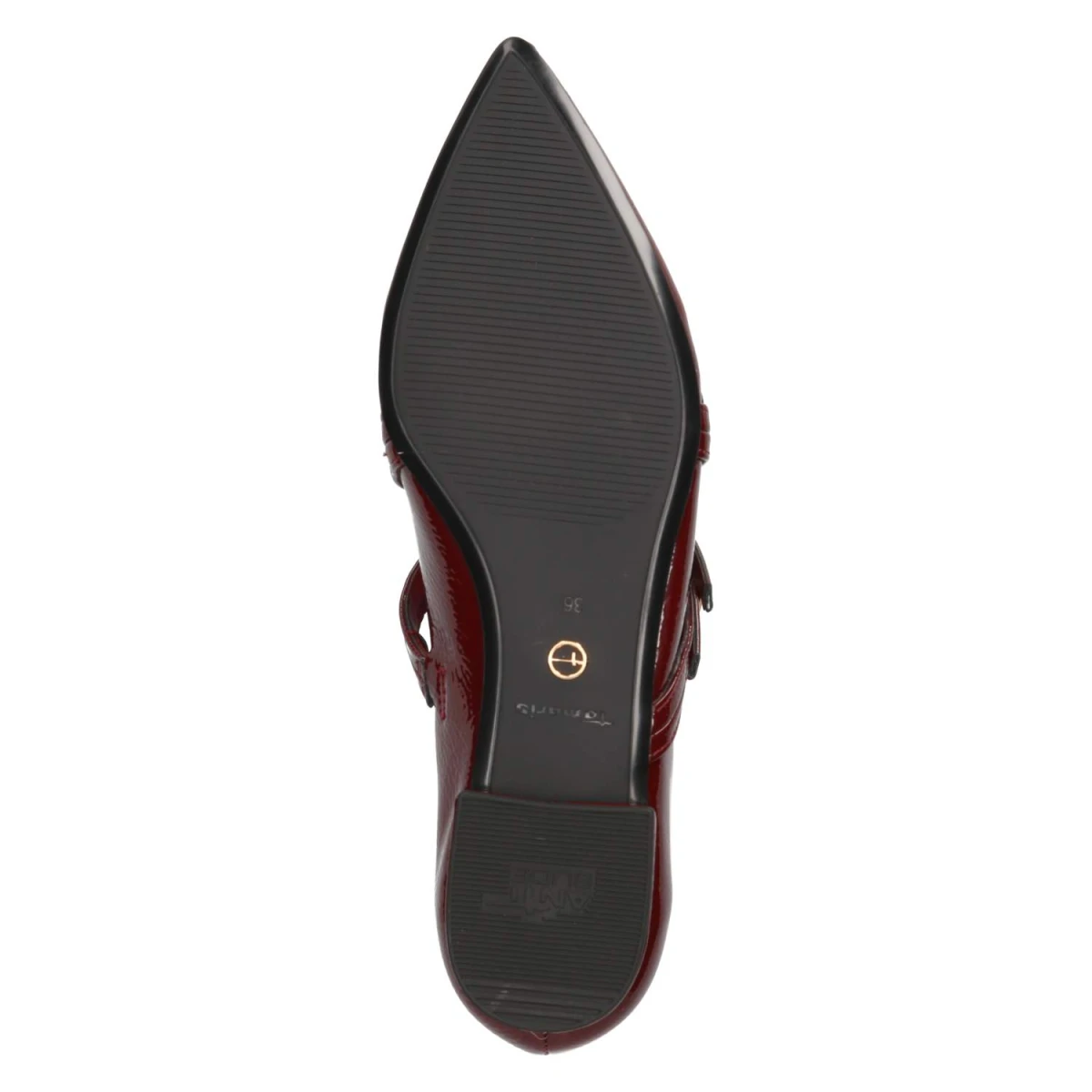 Spangenballerinas - MERLOT PATENT