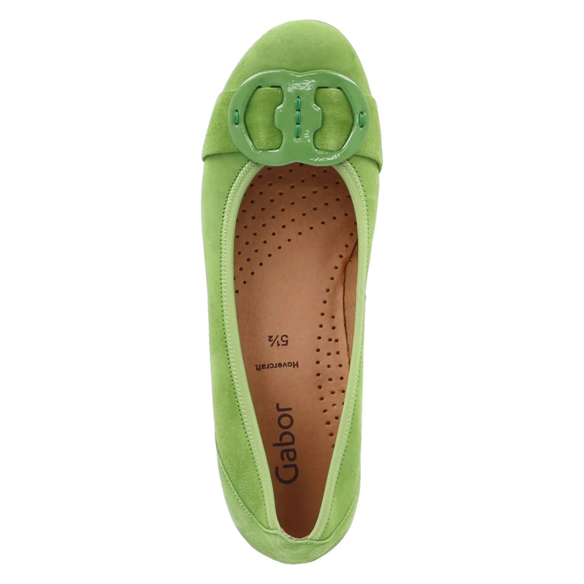 Ballerinas - granny green
