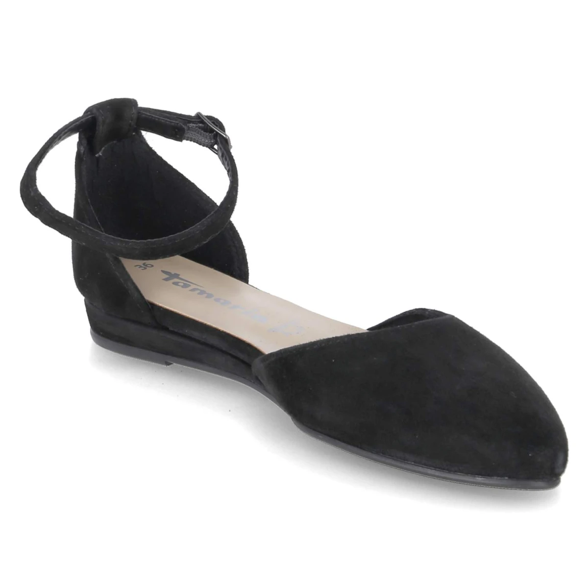 Riemchenballerinas - BLACK