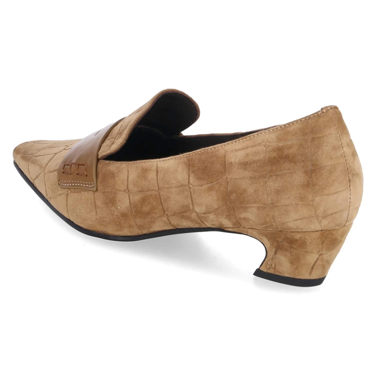 Hochfront-Pumps - Cuoio+Acacia