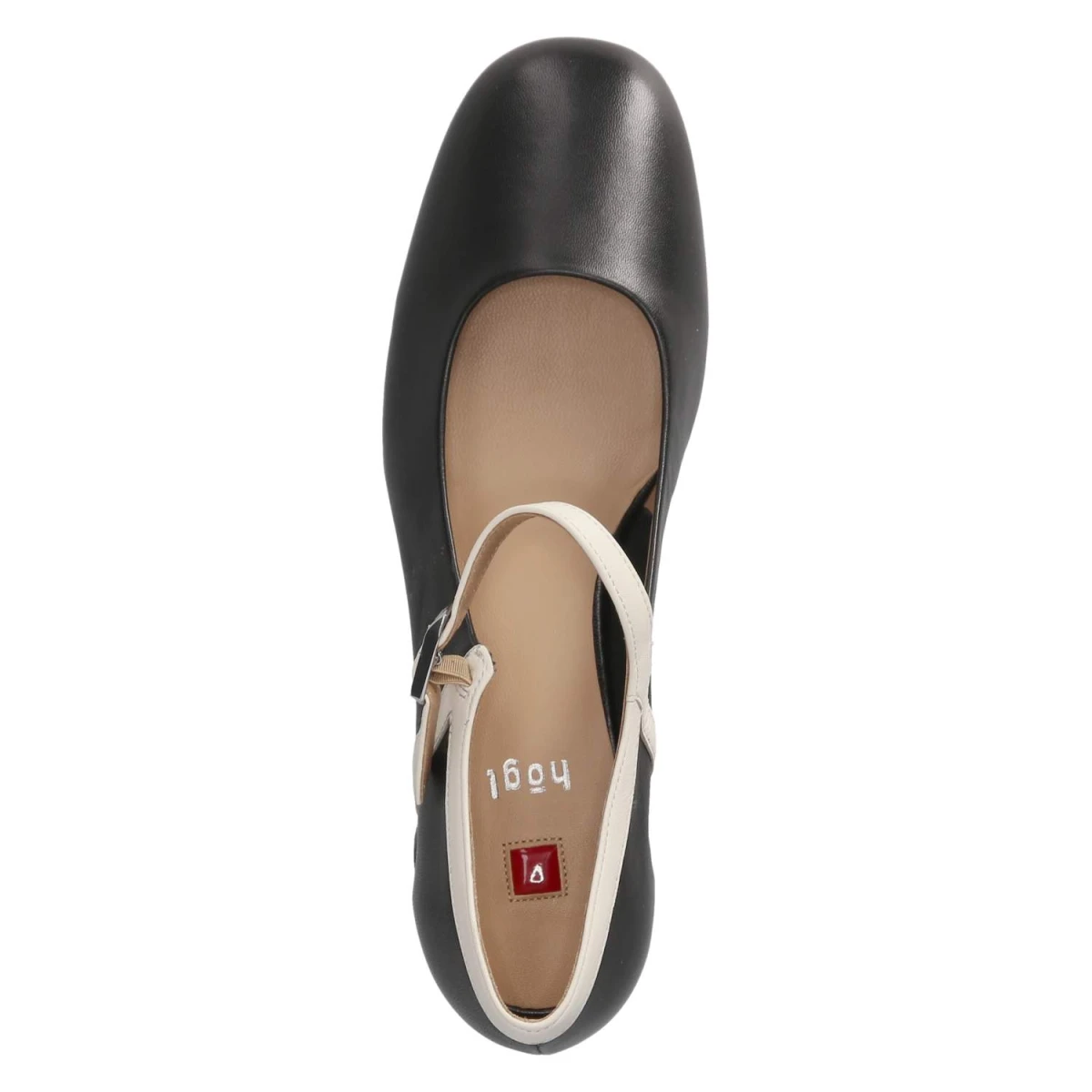 Riemchenpumps - schwarz/waxpaper