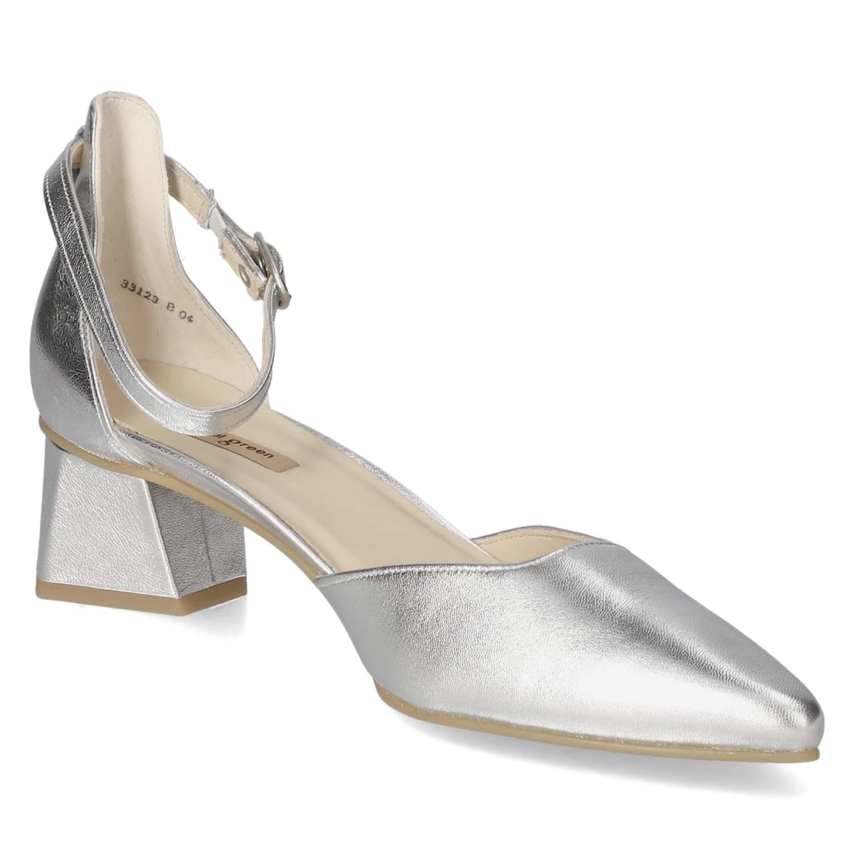Riemchenpumps - Silber