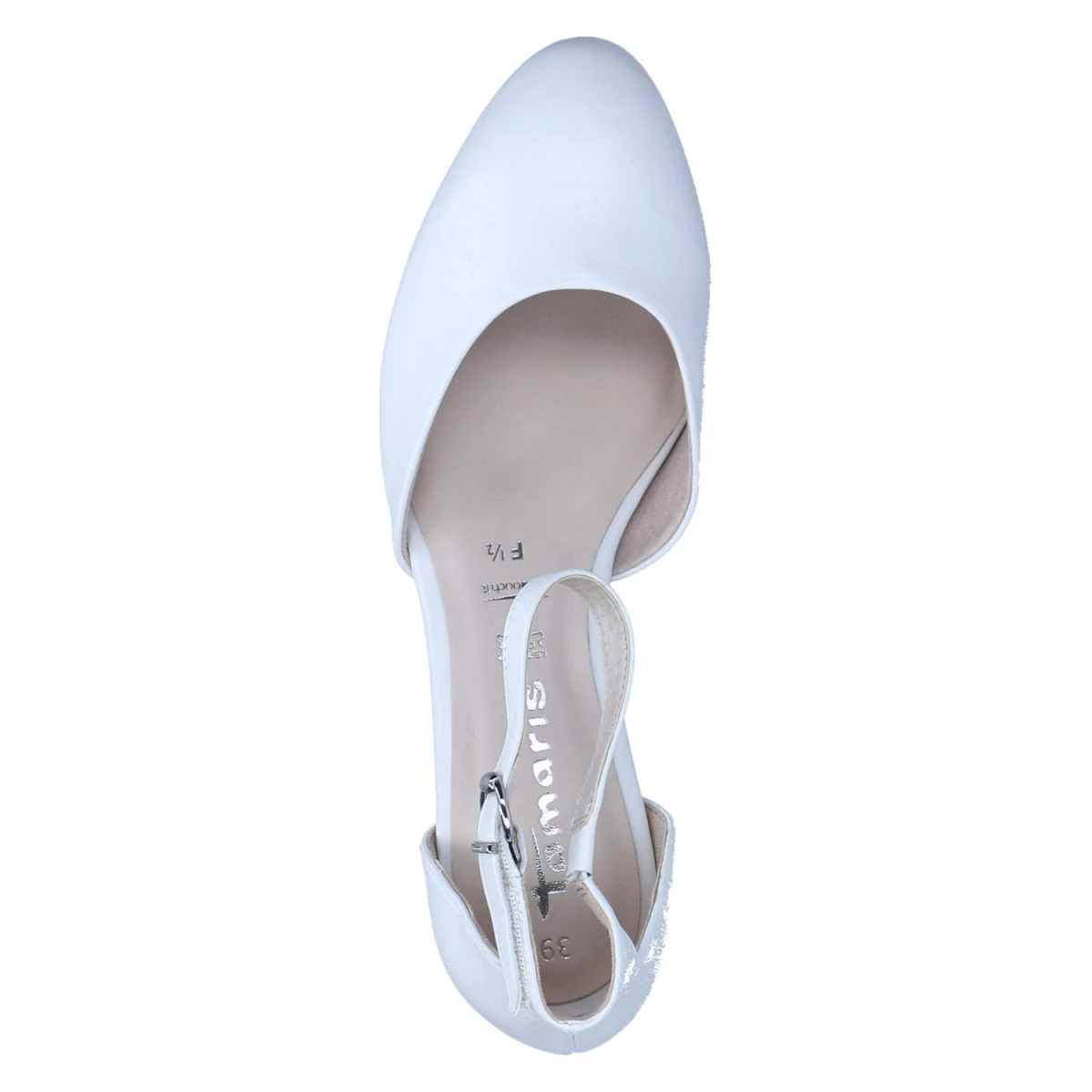 Spangenpumps - WHITE LEATHER