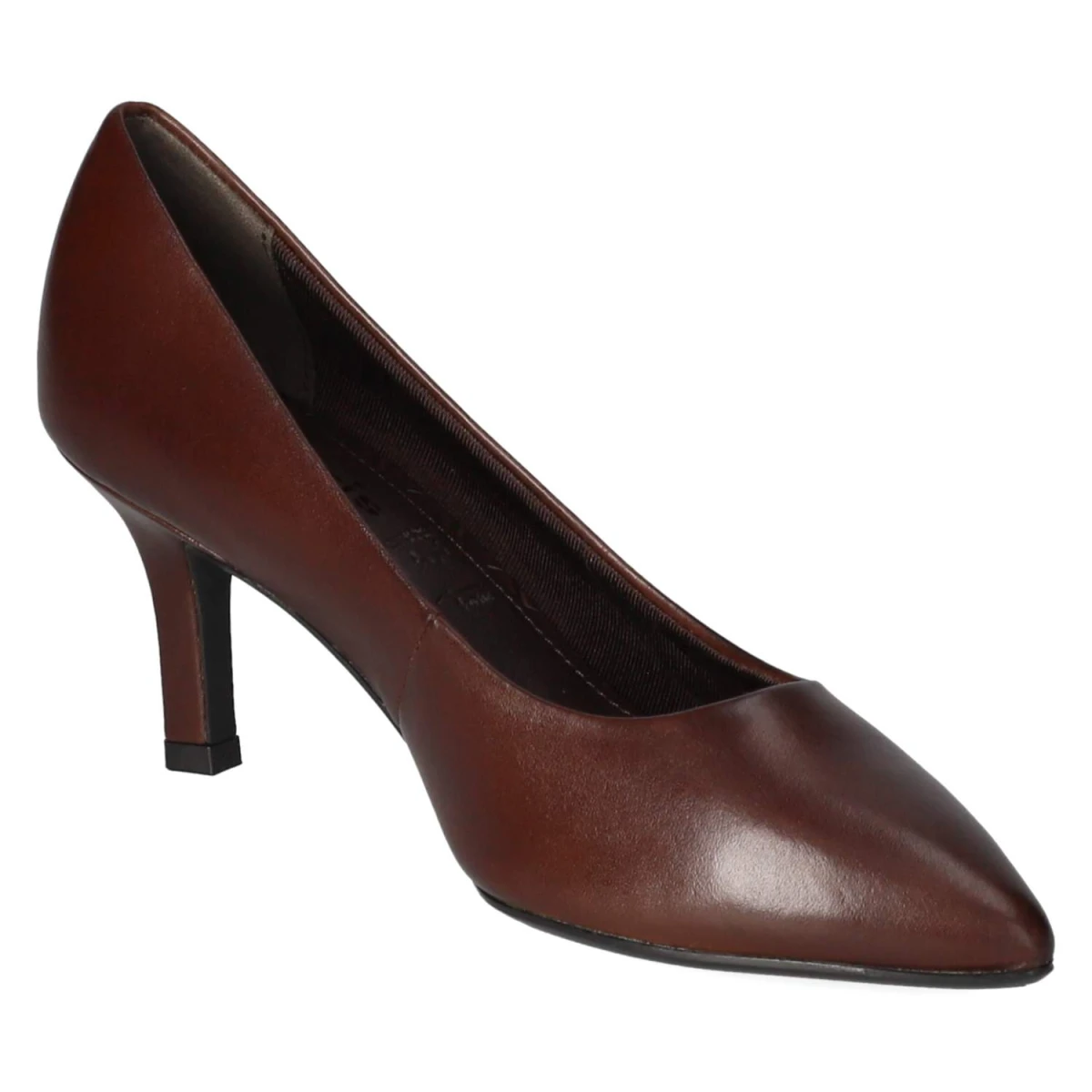 Pumps - MAHOGANY LEATHER