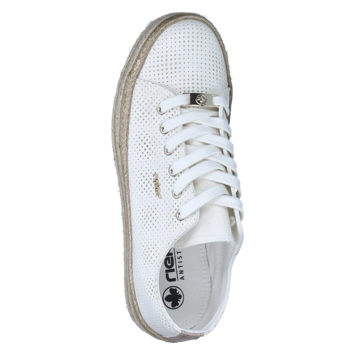 Schnürschuhe - PERLWEISS