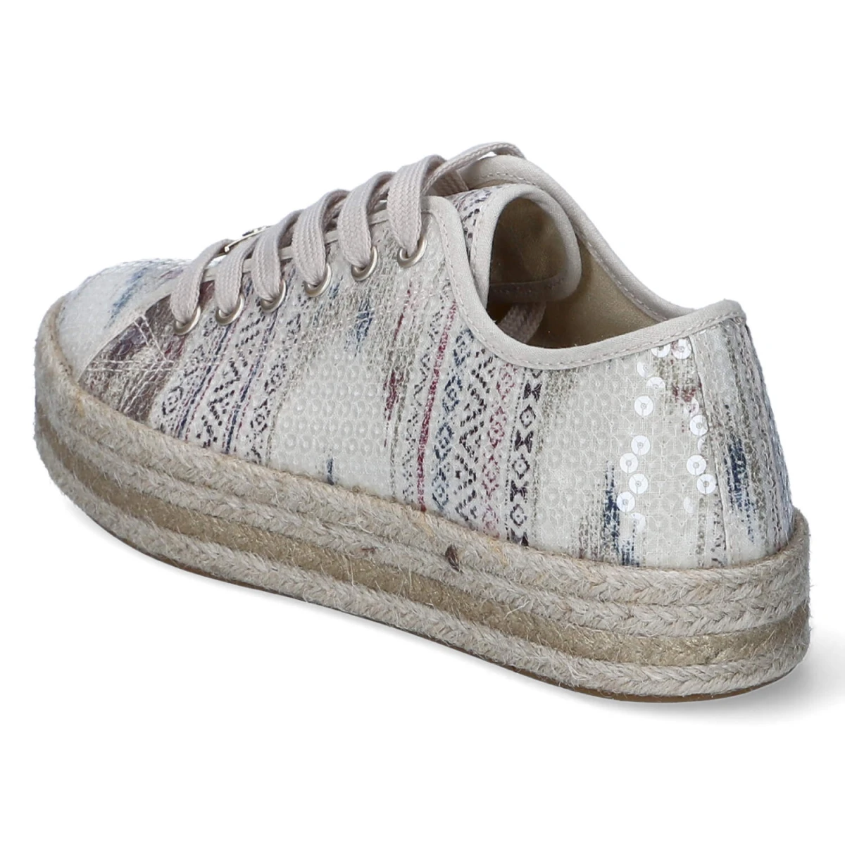 Schnürschuhe - beige-multi