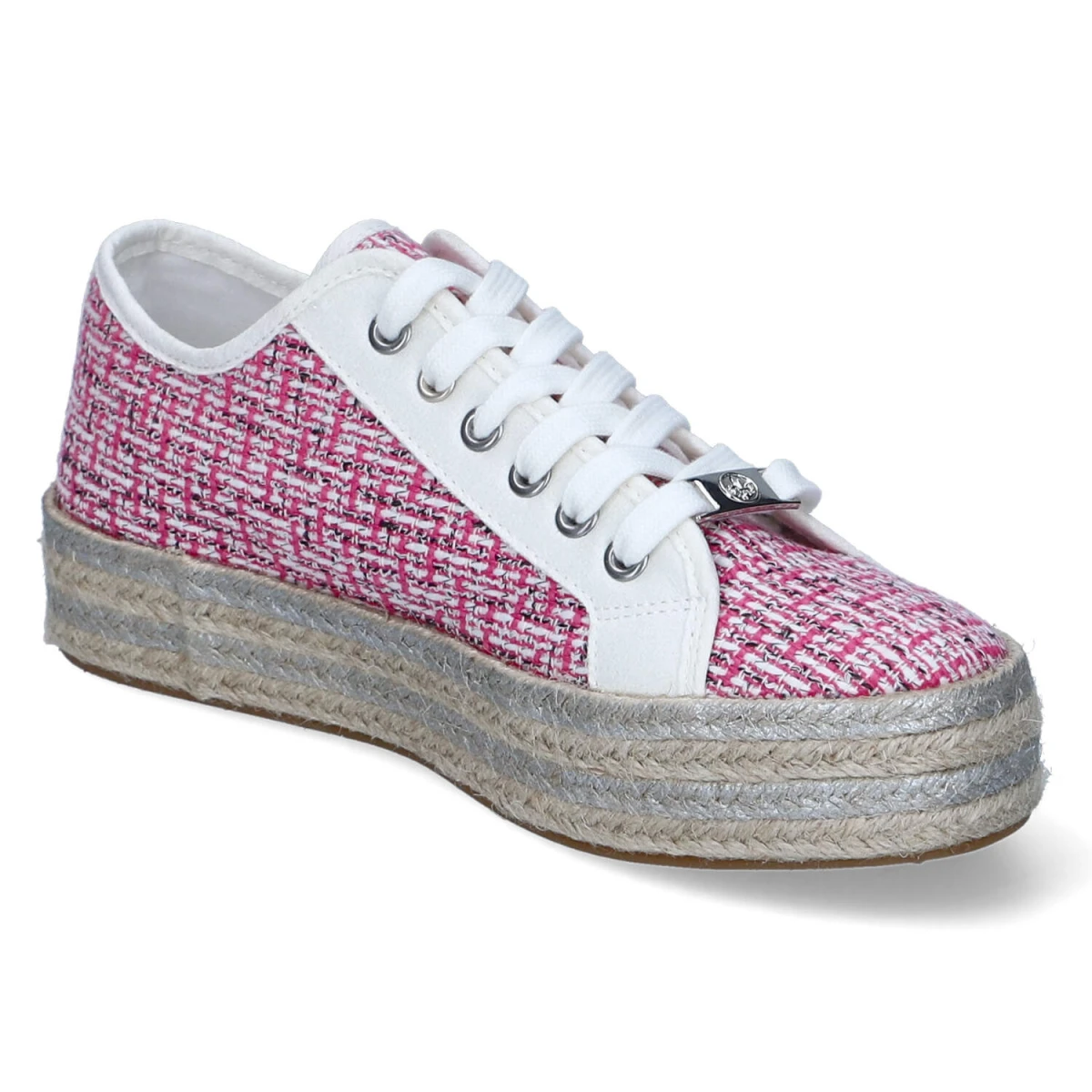 Low Sneaker - pink-white/perlweiss
