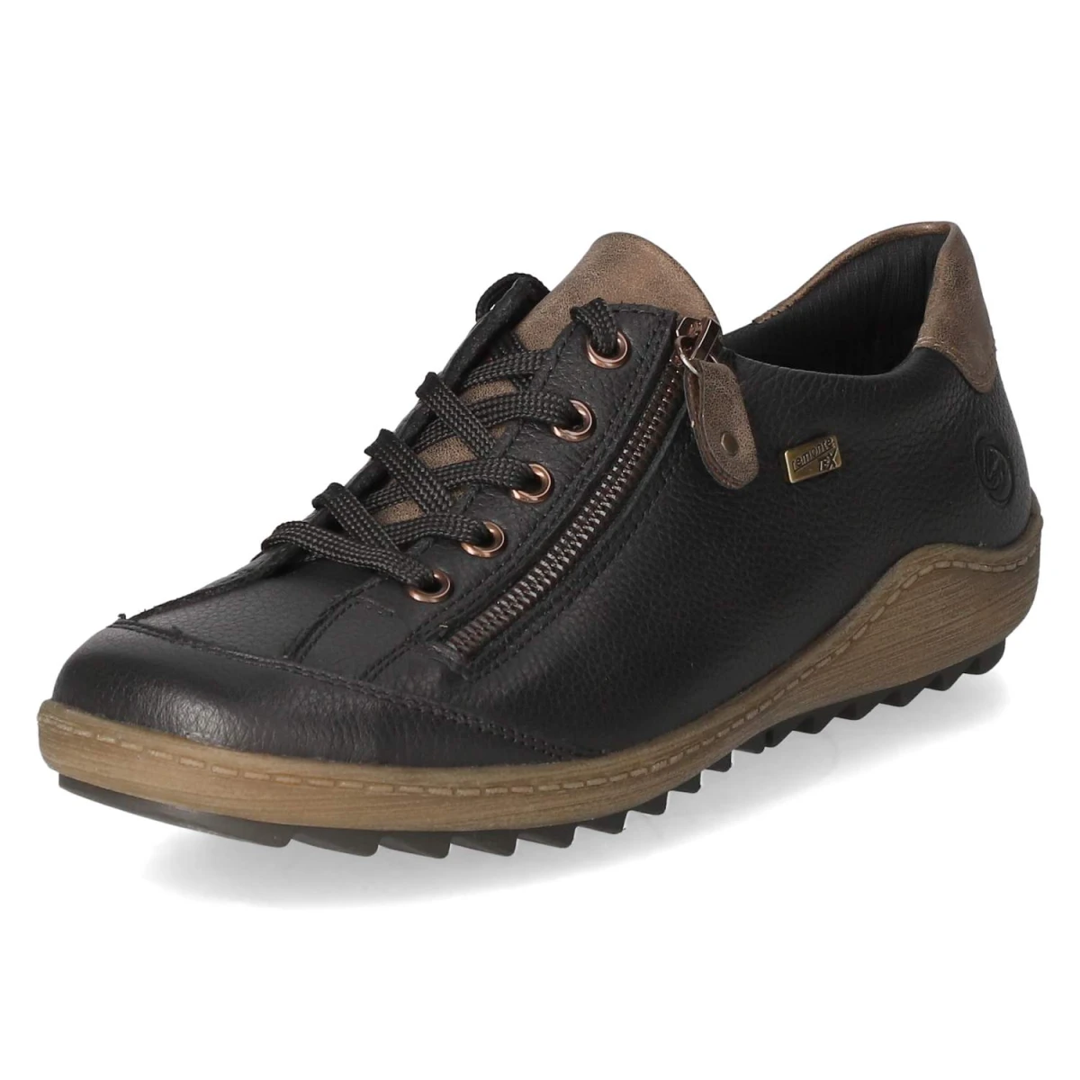 Halbschuh - schwarz/brown