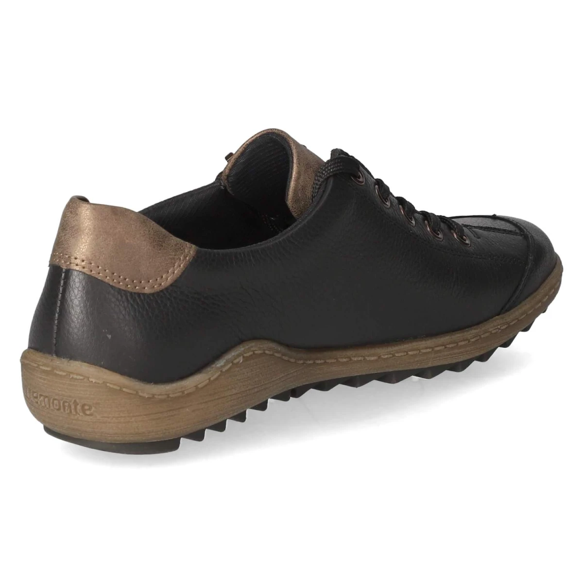 Halbschuh - schwarz/brown