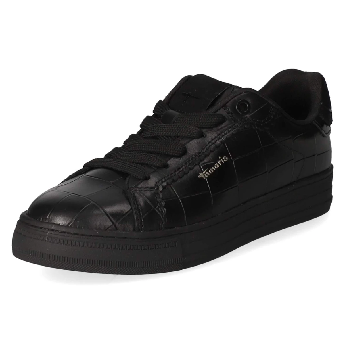 Low Sneaker - BLACK CROCO