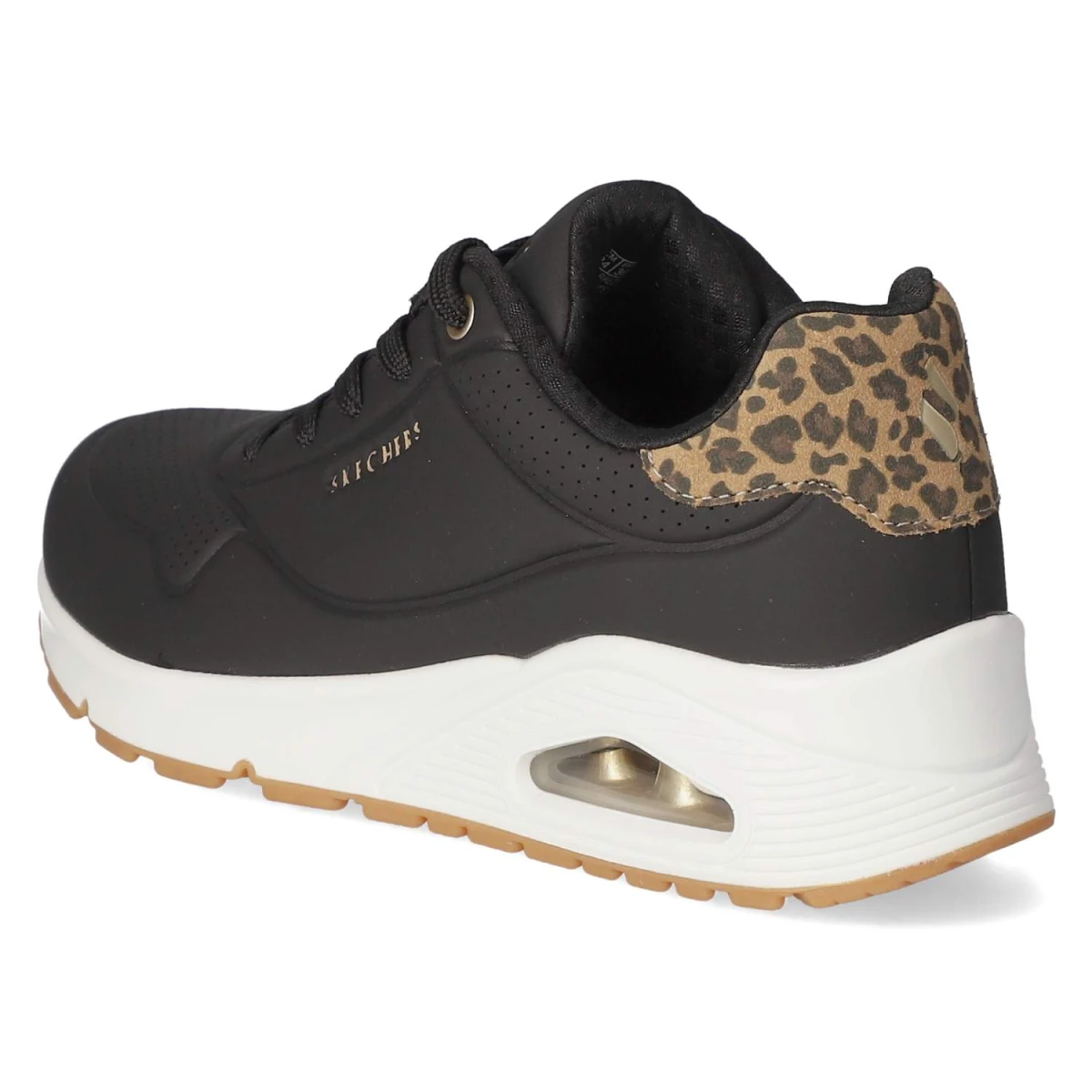 Low Sneaker JUNGLE NITE - BLACK/LEOPARD