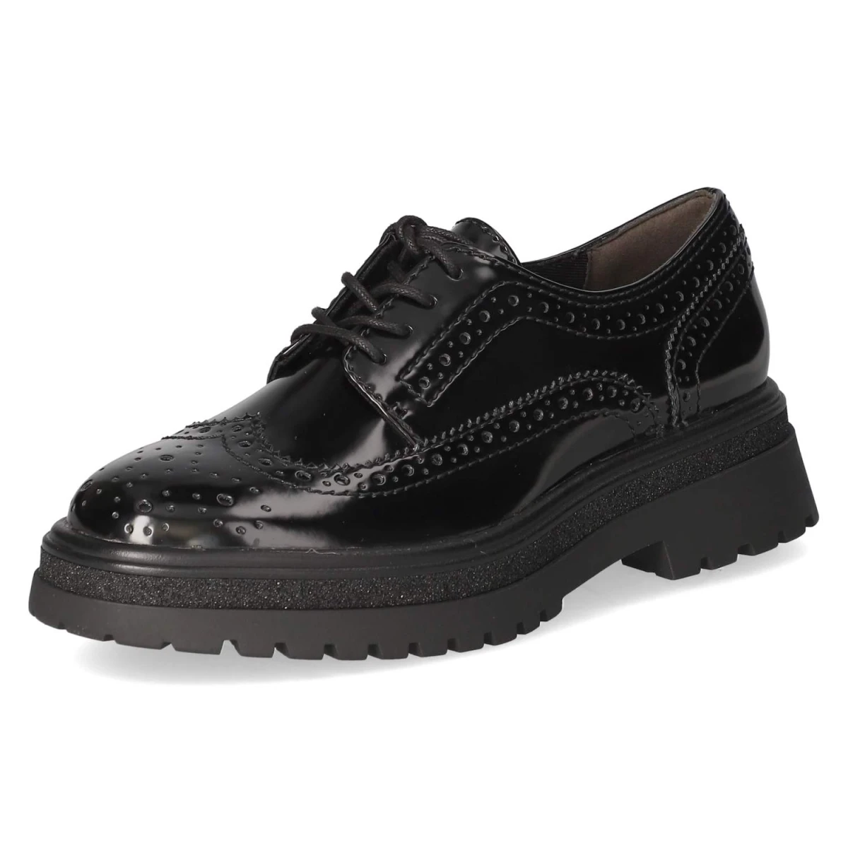 Schnürschuhe - BLACK