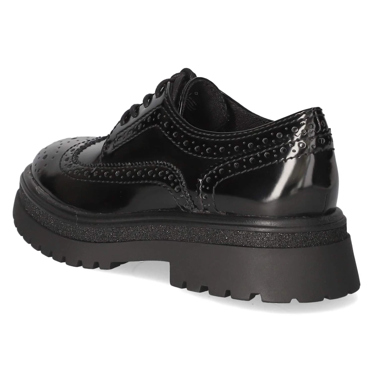 Schnürschuhe - BLACK