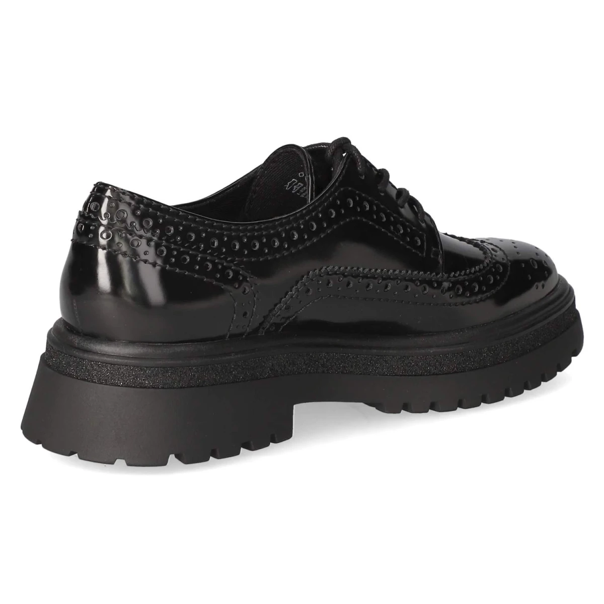 Schnürschuhe - BLACK