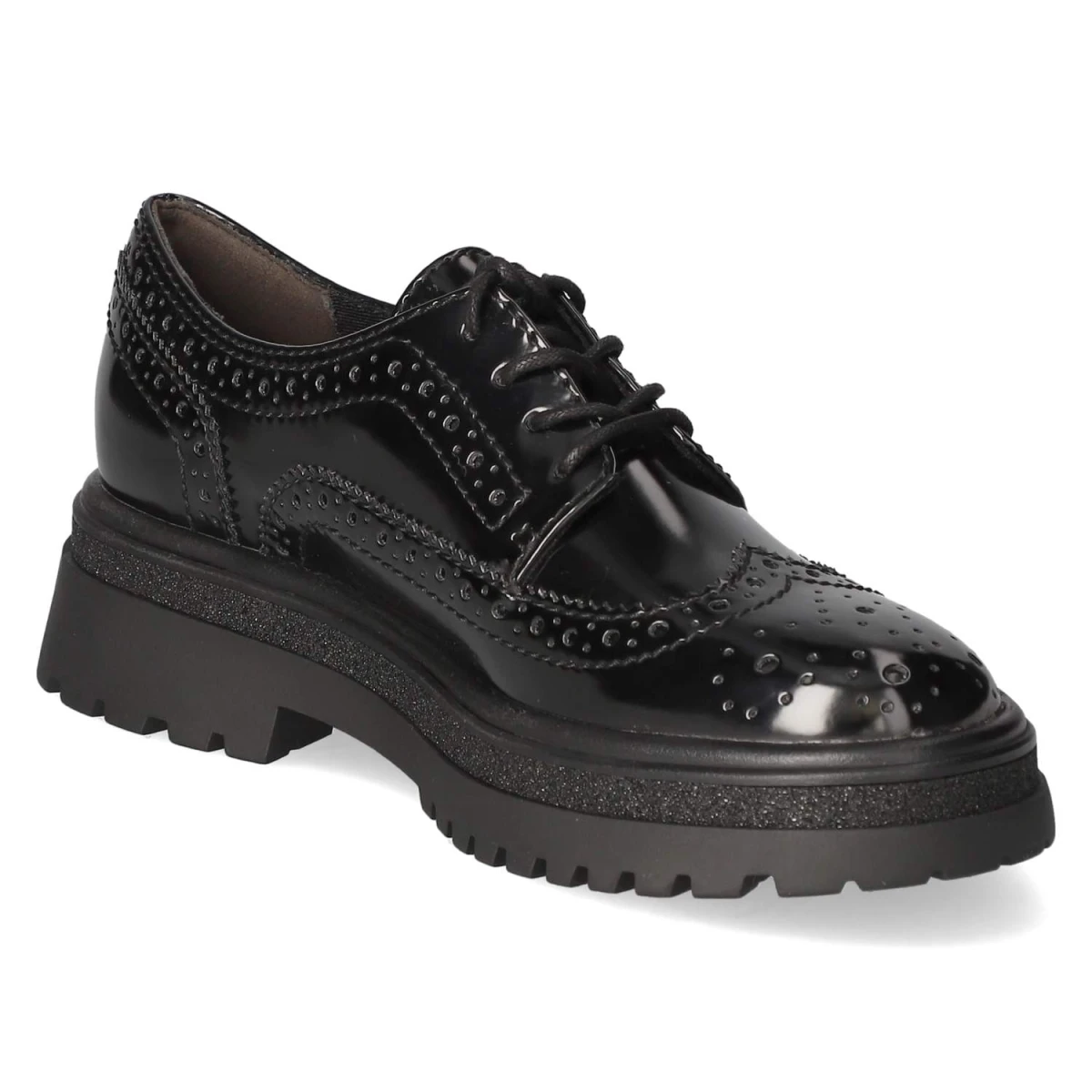 Schnürschuhe - BLACK