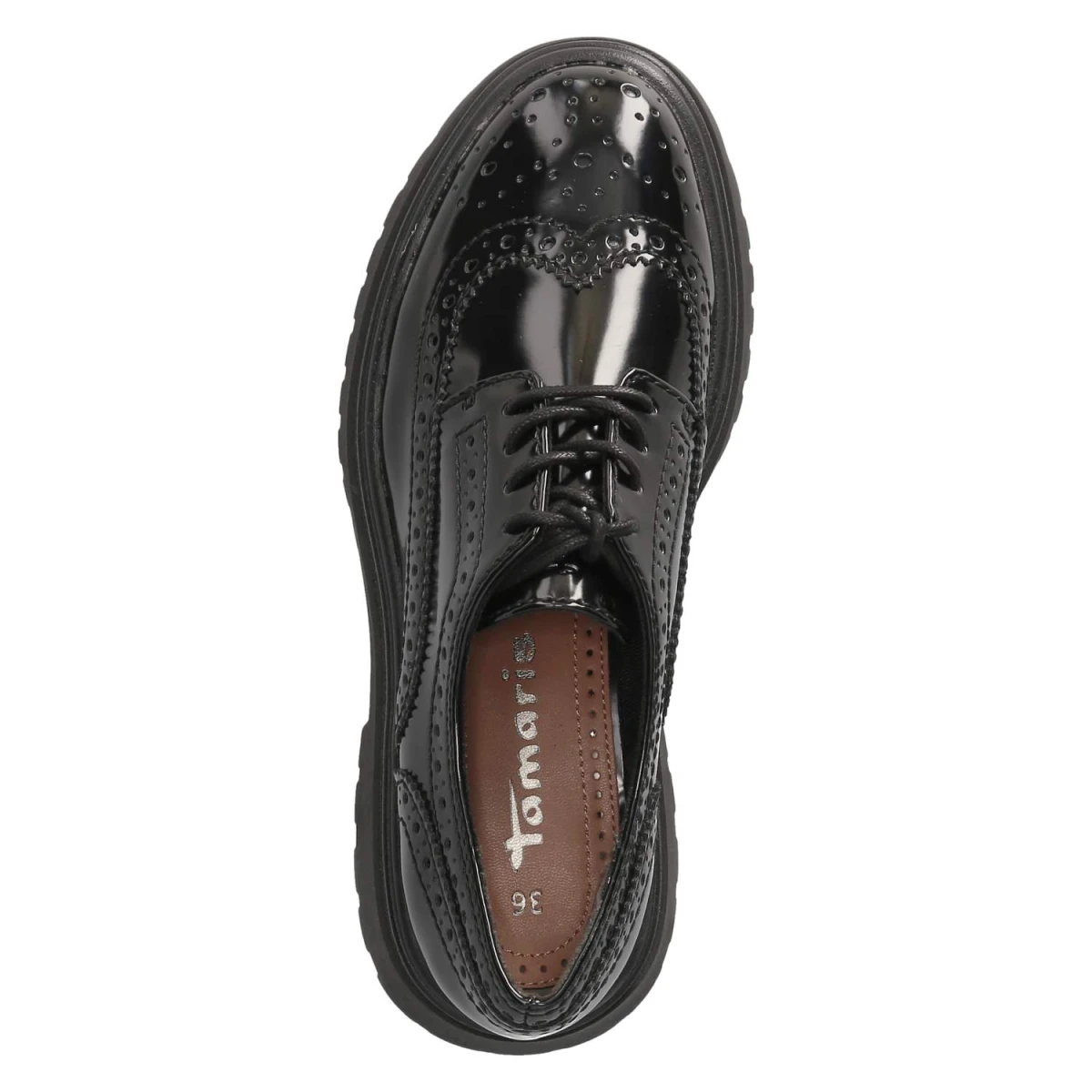 Schnürschuhe - BLACK
