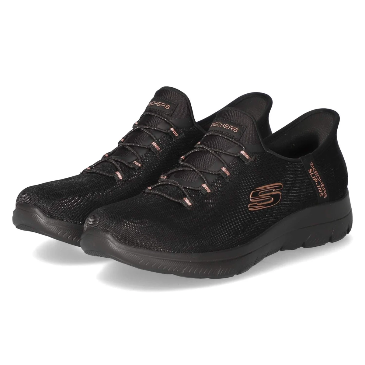 Slip Ins Sneaker GLASSY NIGHT - Black/Gold