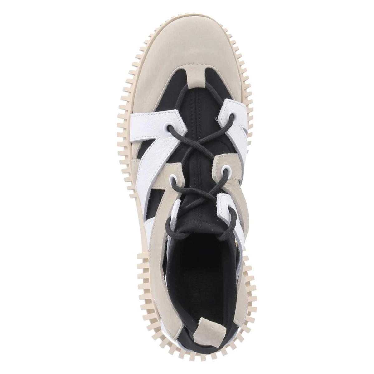 Low Sneaker HAVATA - FAIENCE BLANC NOIR