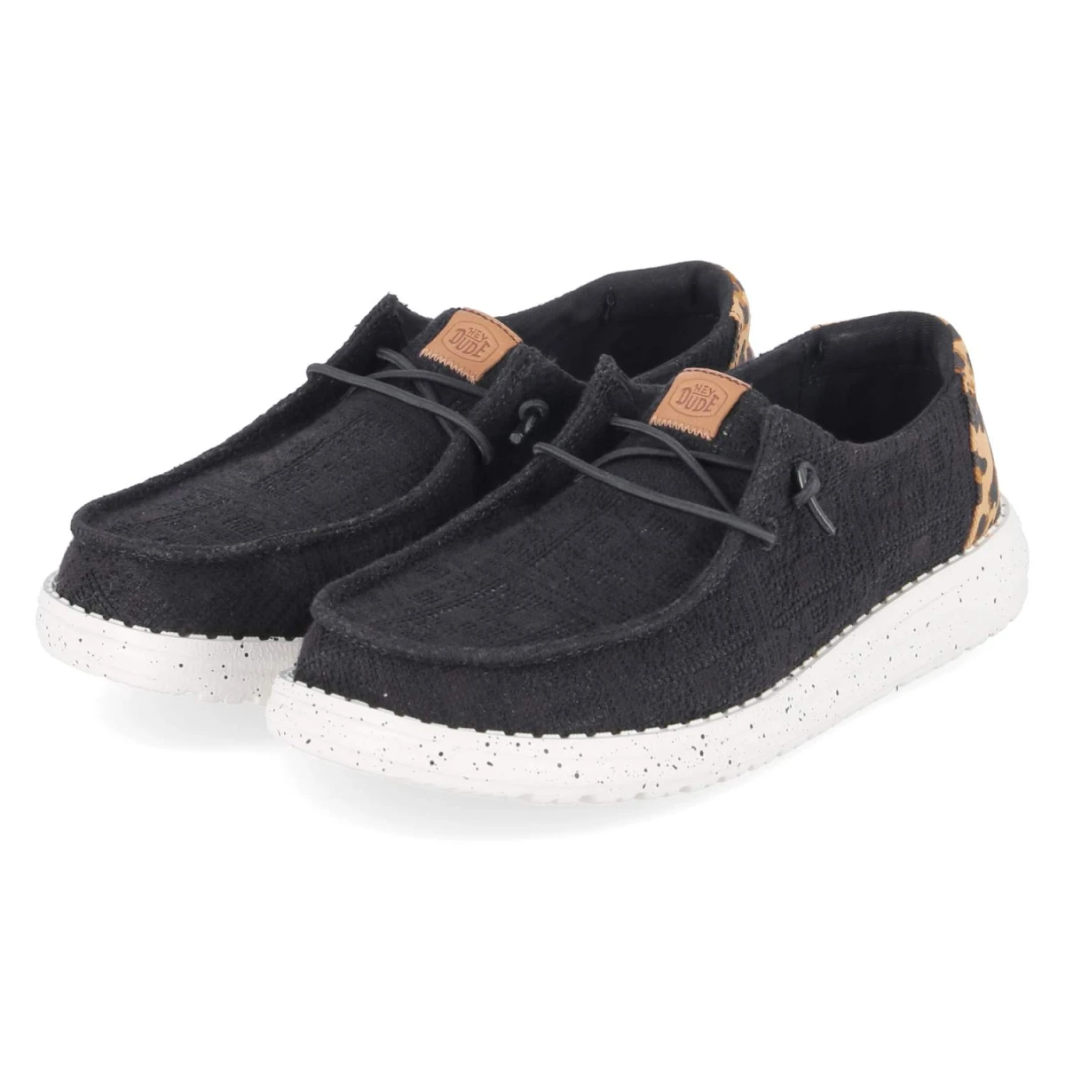 Mokassins WENDY WILDCAT - black/leopard