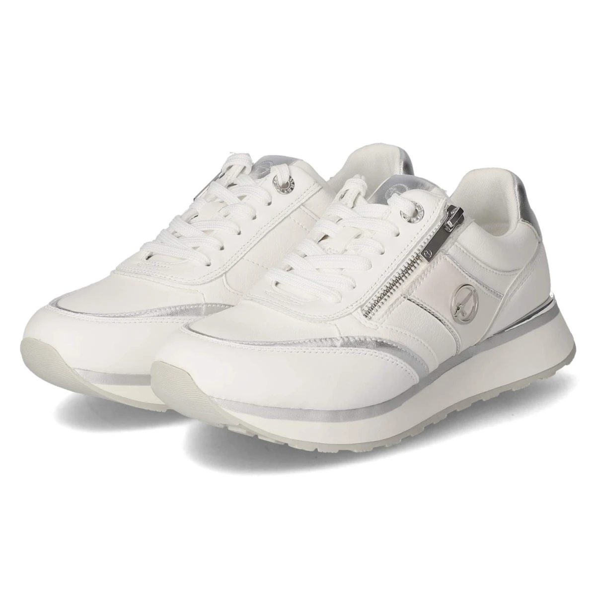 Low Sneaker - WHITE/SILVER