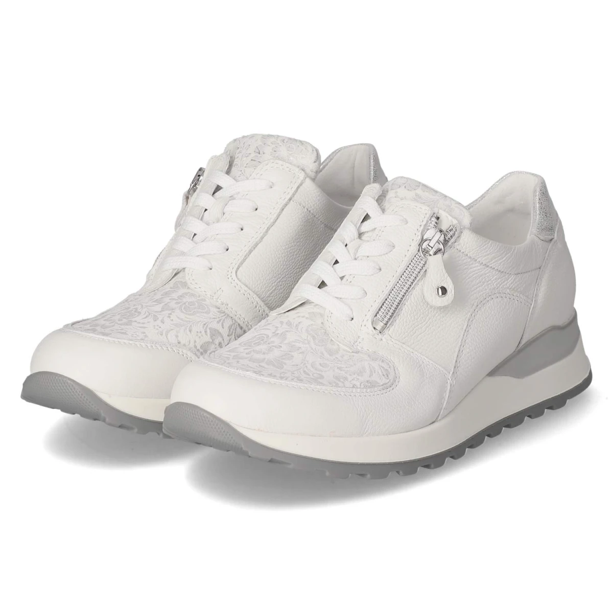 Low Sneaker HIROKO - WEISS SILBER WEISS