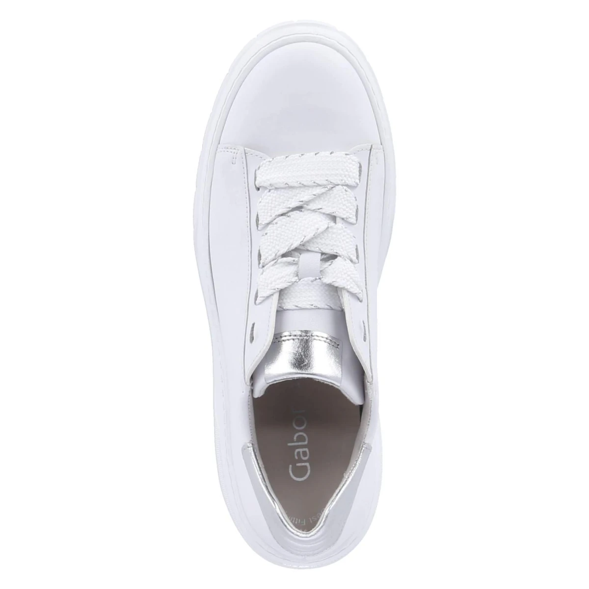 Sneaker - weiss/silber