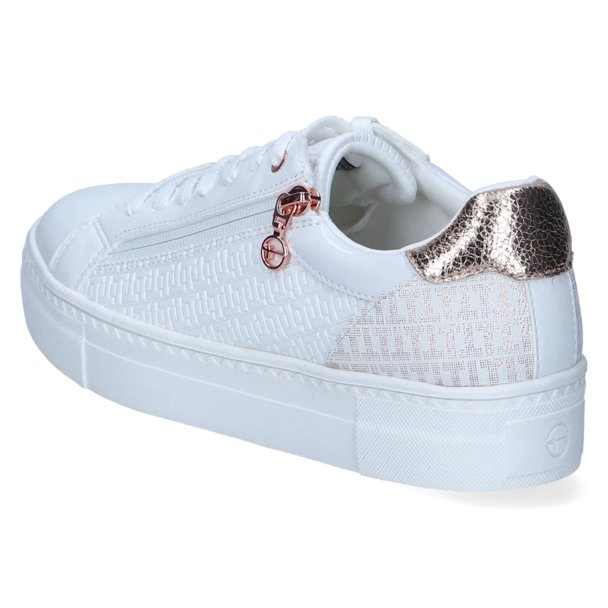 Low Sneaker - WHT/ROSE GOLD