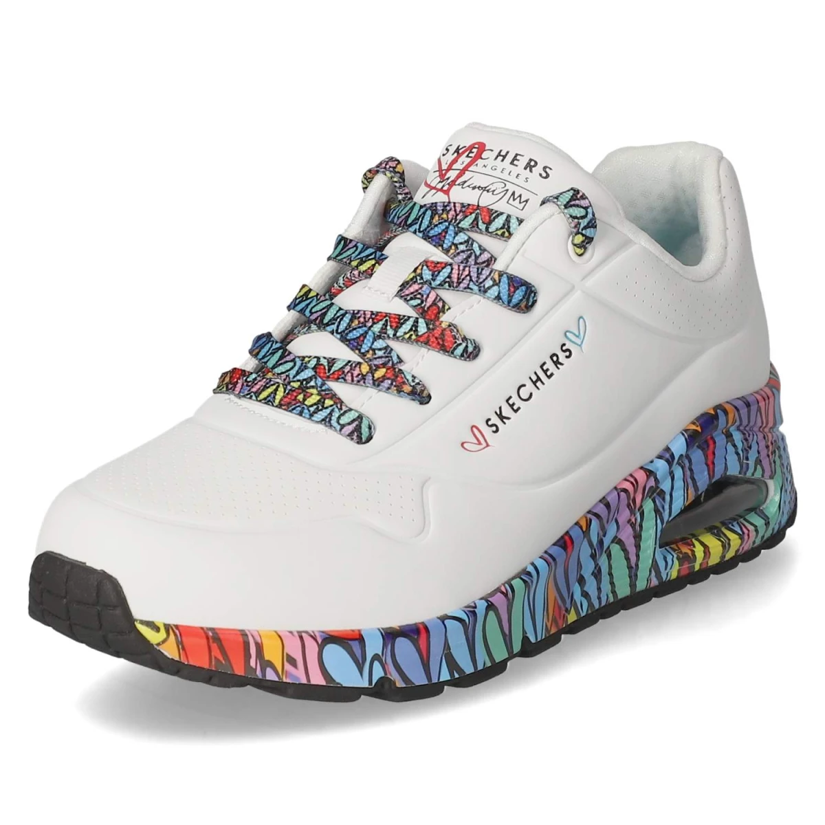 Low Sneaker RAVAGED LOVE - White/Multi