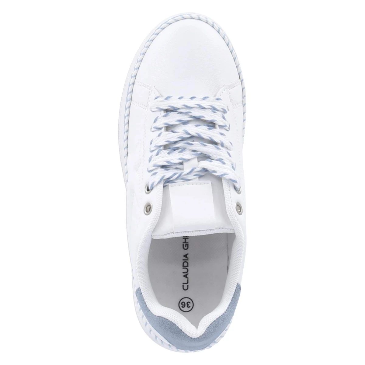 Low Sneaker - white / light blue