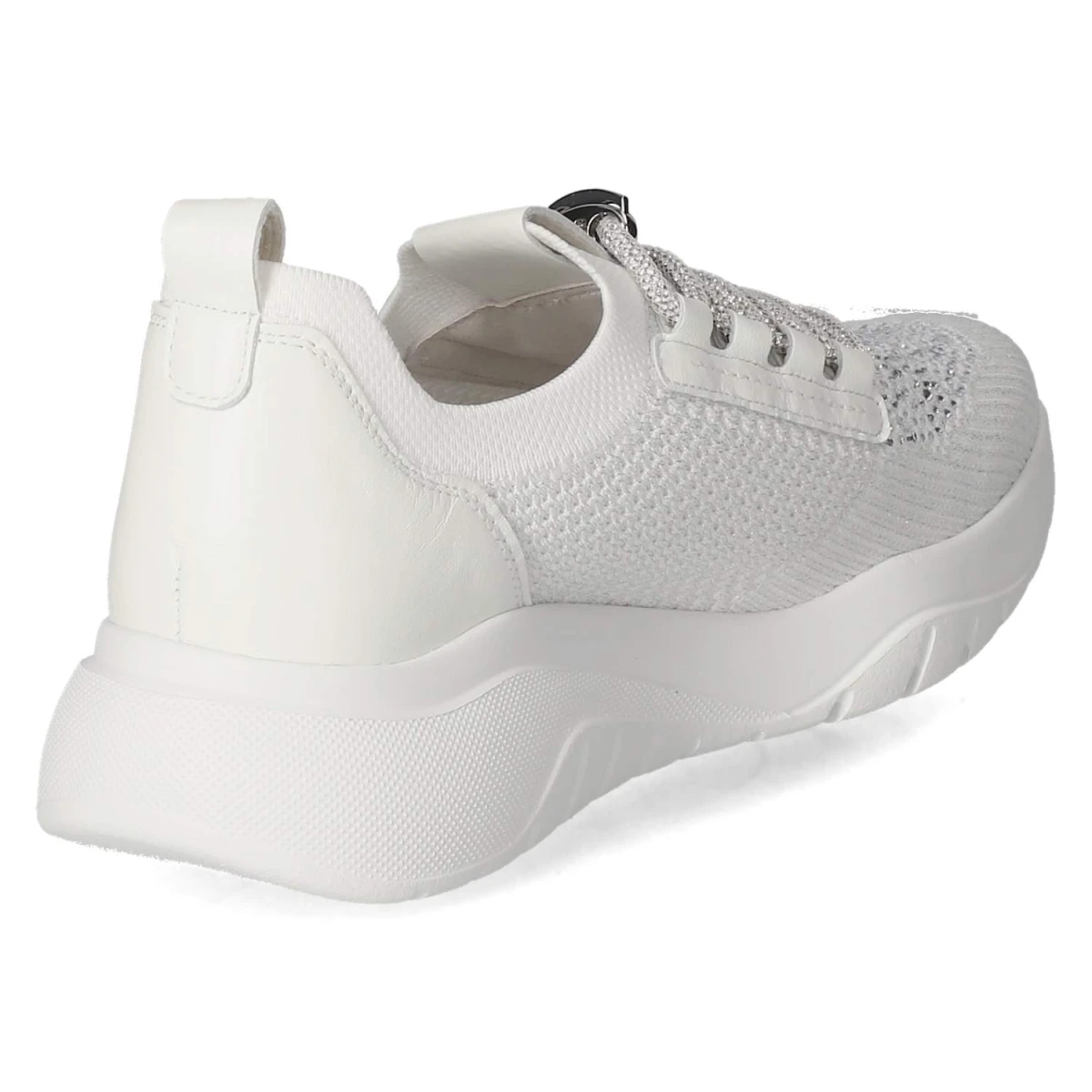 Low Sneaker - weiss (Glitter)