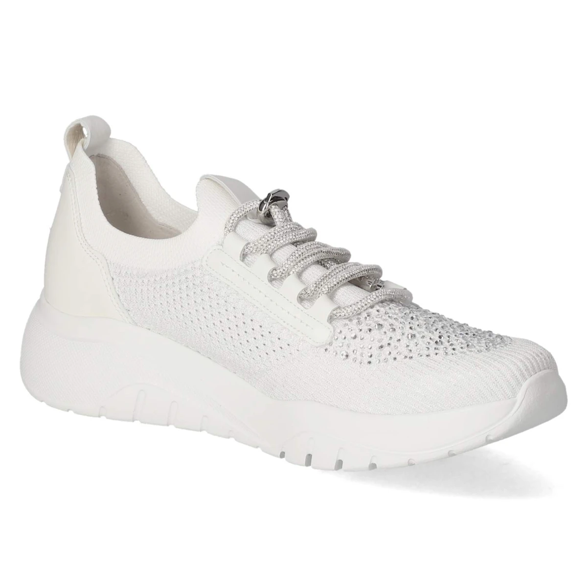 Low Sneaker - weiss (Glitter)