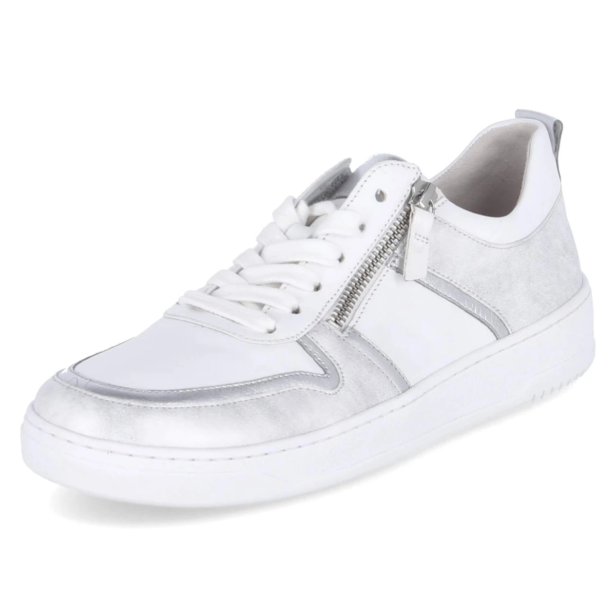 Low Sneaker - weiss/silber/ice