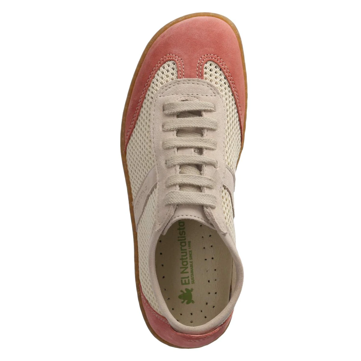 Low Sneaker EL VIAJERO - cream-frambues