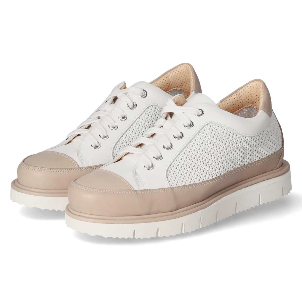 Schnürschuhe - bianco