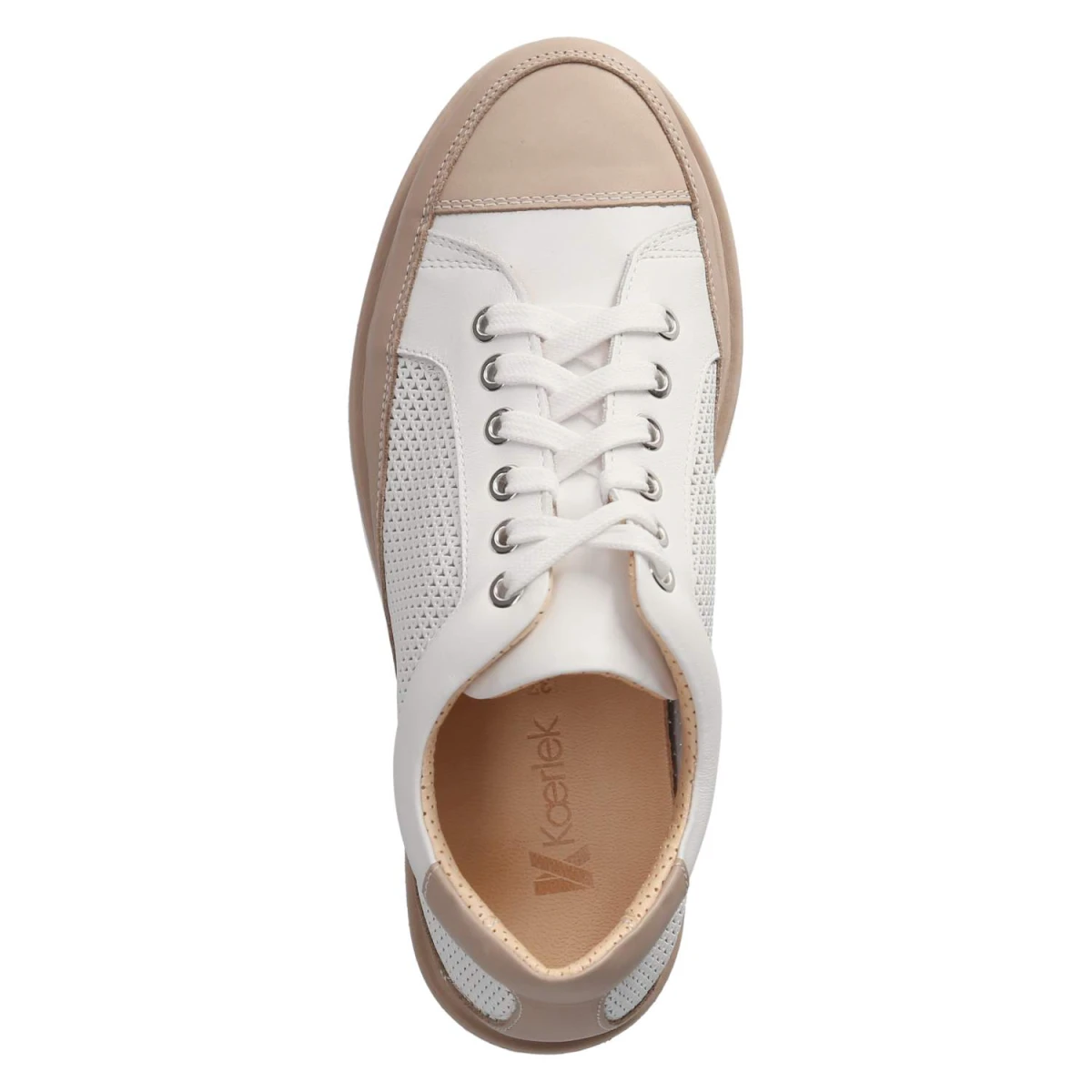 Schnürschuhe - bianco