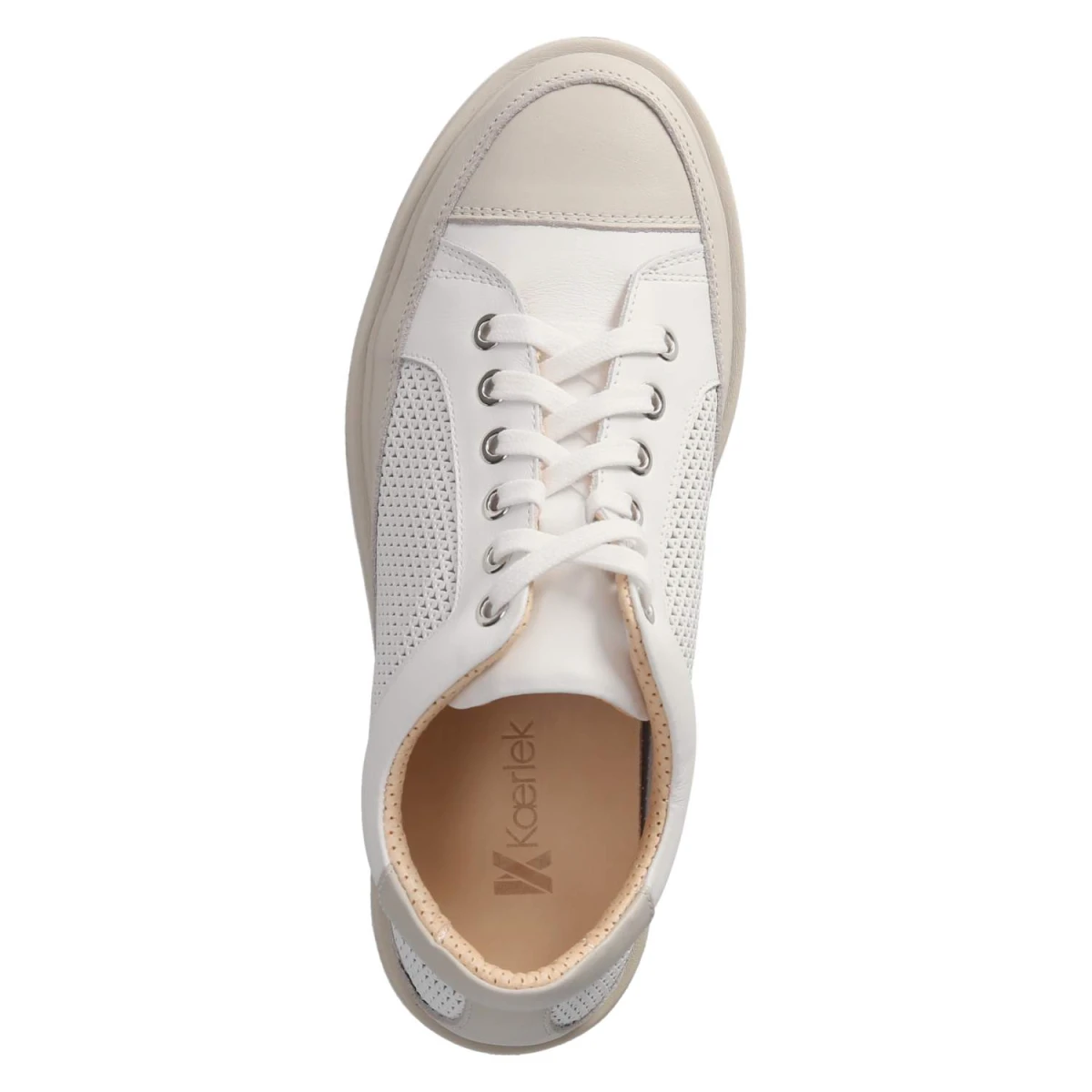 Schnürschuhe - bianco