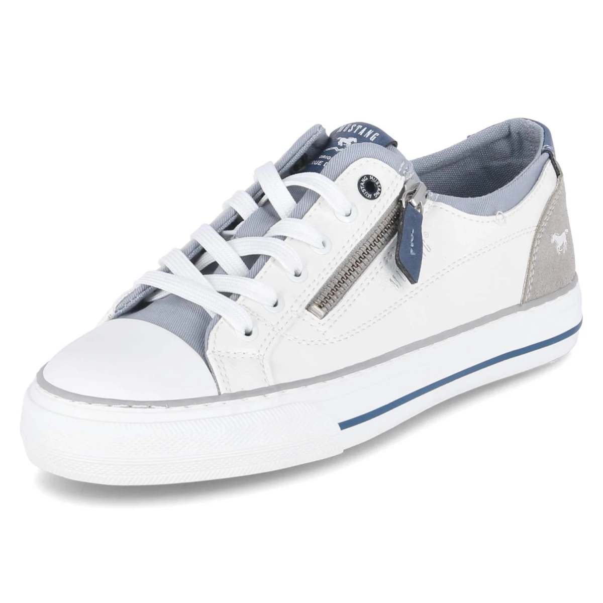 Sneaker - weiss/hellblau