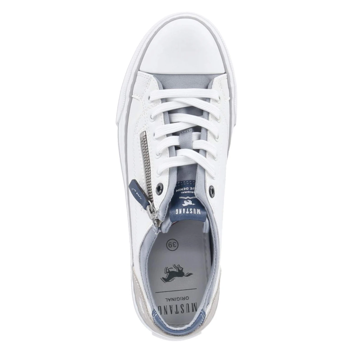 Sneaker - weiss/hellblau