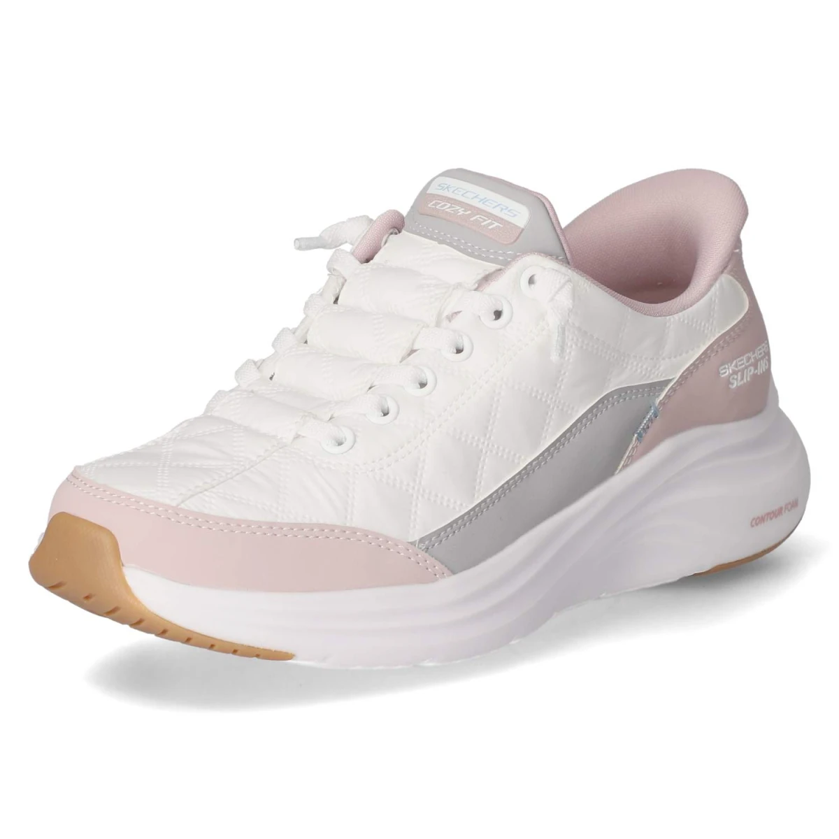 Slip Ins Sneaker CONTOUR FOAM - White/Lavender